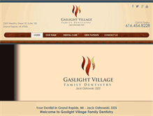 Tablet Screenshot of gaslightvillagefamilydentistry.com